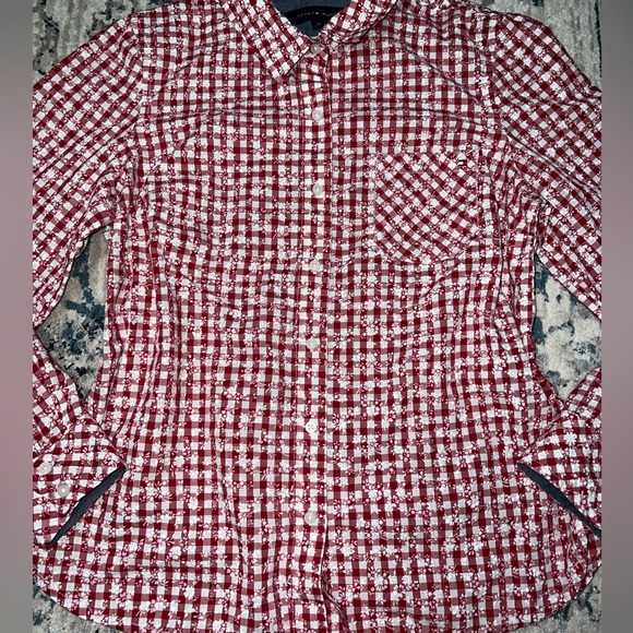 Floral Gingham Button Up - Picture 2 of 8